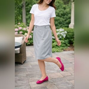COUNTERPARTS Gray Pencil Skirt – Size 8
